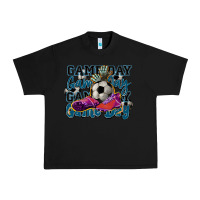 Black Game day soccer Urban Heavy Tee - HowdyJamesFarm