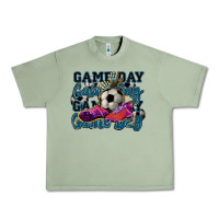 Oil Green Game day soccer Urban Heavy Tee - HowdyJamesFarm