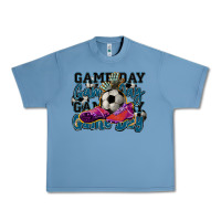 Pebble Blue Game day soccer Urban Heavy Tee - HowdyJamesFarm