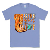 Colony Blue Give Cancer the boot Kidney Cancer orange ribbon Classic Tee - NancyCooperArtShop
