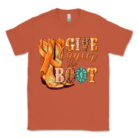 Copper Give Cancer the boot Kidney Cancer orange ribbon Classic Tee - NancyCooperArtShop