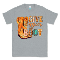 Give Cancer The Boot Kidney Cancer Orange Ribbon Classic Tee | Teevron