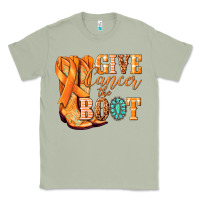 Matcha Give Cancer the boot Kidney Cancer orange ribbon Classic Tee - NancyCooperArtShop