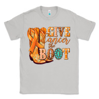 Moon Dust Give Cancer the boot Kidney Cancer orange ribbon Classic Tee - NancyCooperArtShop