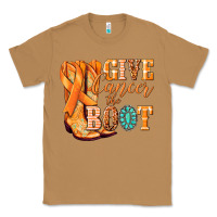Toasted Coconut Give Cancer the boot Kidney Cancer orange ribbon Classic Tee - NancyCooperArtShop