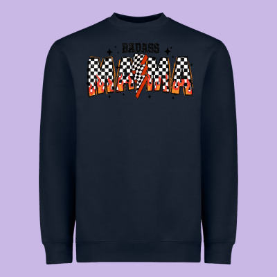 Baddas Mama Heavyweight Sweatshirt Designed By Cowhidedigitalart