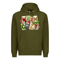 Army Green warm and cozy donkey Premium Hoodie - FaDigitalArtStudio