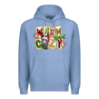 Colony Blue warm and cozy donkey Premium Hoodie - FaDigitalArtStudio