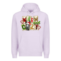 Lilac warm and cozy donkey Premium Hoodie - FaDigitalArtStudio