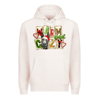 Pale Pink warm and cozy donkey Premium Hoodie - FaDigitalArtStudio