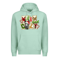 Seafoam warm and cozy donkey Premium Hoodie - FaDigitalArtStudio