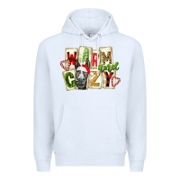 White warm and cozy donkey Premium Hoodie - FaDigitalArtStudio