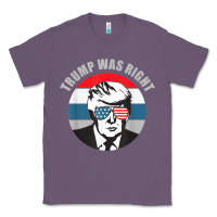 Lavender trump was right republican conservative political t shirt Classic Tee - minhPixels