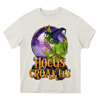 Cream Hocus Croakus Frog Heavy Core Tee - LillyAllenDesigns