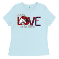 Baby Blue For the Love of the Rams Ladies Tee - Bettercallsaul