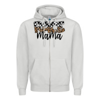 Dove Grey race mama Zipper Hoodie - SublimationCraftShop
