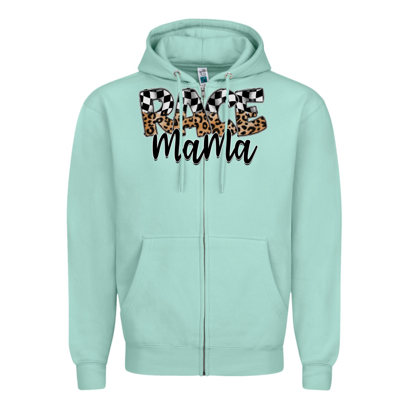 Race Mama Zipper Hoodie by SublimationCraftShop | Teevron
