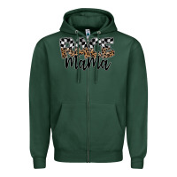 Sports Green race mama Zipper Hoodie - SublimationCraftShop