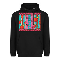 Black teacher with  flower glitter and serape leopard Heavyweight Hoodie - Artiststas