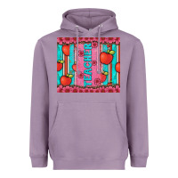 Lavender teacher with  flower glitter and serape leopard Heavyweight Hoodie - Artiststas
