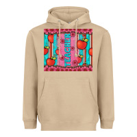 Mushroom teacher with  flower glitter and serape leopard Heavyweight Hoodie - Artiststas