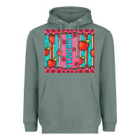 Sage teacher with  flower glitter and serape leopard Heavyweight Hoodie - Artiststas