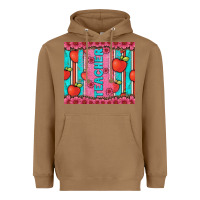 Toasted Coconut teacher with  flower glitter and serape leopard Heavyweight Hoodie - Artiststas