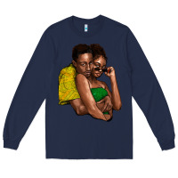 Navy Black couple Long Sleeve Tee - HowdyJamesFarm