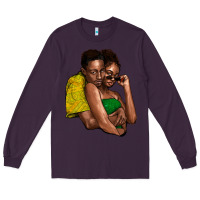 Plum Black couple Long Sleeve Tee - HowdyJamesFarm