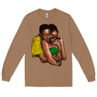Toasted Coconut Black couple Long Sleeve Tee - HowdyJamesFarm