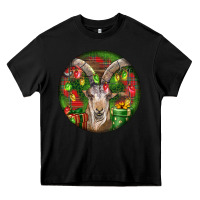 Black Spanish Goat Christmas Ornament Heavy Core Tee - LillyAllenDesigns