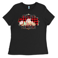 Black I Put Out For Santa Ladies Tee - Bettercallsaul