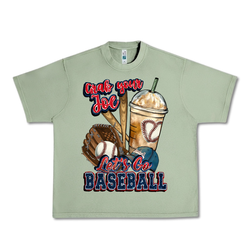 Grab Your Joe Lets Go Baseball Urban Heavy Tee by HowdyJamesFarm | Teevron