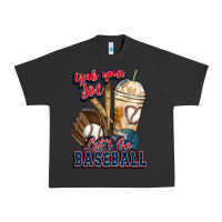 Pigment Black Grab your joe lets go baseball Urban Heavy Tee - HowdyJamesFarm