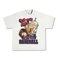 Pistachio Grab your joe lets go baseball Urban Heavy Tee - HowdyJamesFarm