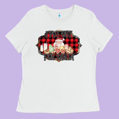 I Put Out For Santa Ladies Tee Designed By Bettercallsaul