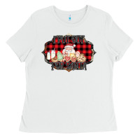 White I Put Out For Santa Ladies Tee - Bettercallsaul