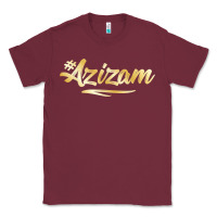 Burgundy Azizam Persian Iran Iranian Gift Tala Gold Classic Tee - minhPixels