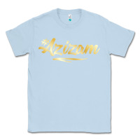 Dusty Blue Azizam Persian Iran Iranian Gift Tala Gold Classic Tee - minhPixels