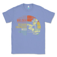 Colony Blue Mens Welder Because Engineers Need Heroes Too Gifts Funny Welding Classic Tee - minhPixels