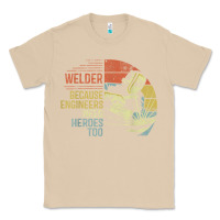 Mushroom Mens Welder Because Engineers Need Heroes Too Gifts Funny Welding Classic Tee - minhPixels
