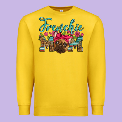 French Bulldog Mom Premium Sweatshirt Designed By Artiststas