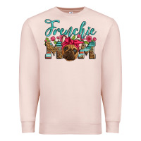 Pale Pink french bulldog mom Premium Sweatshirt - Artiststas