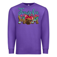 Purple french bulldog mom Premium Sweatshirt - Artiststas
