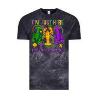 Cloud Black I'm just here for the Crawfish Vintage Tee - HowdyJamesFarm
