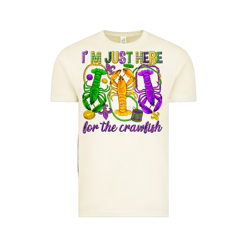 I'm Just Here For The Crawfish Vintage Tee by HowdyJamesFarm | Teevron