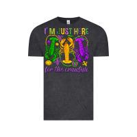 Vintage Black I'm just here for the Crawfish Vintage Tee - HowdyJamesFarm