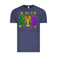 Vintage Denim I'm just here for the Crawfish Vintage Tee - HowdyJamesFarm