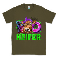 Army Green Boo Heifer Cow Classic Tee - texasbilliewilder
