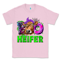 Bubblegum Pink Boo Heifer Cow Classic Tee - texasbilliewilder